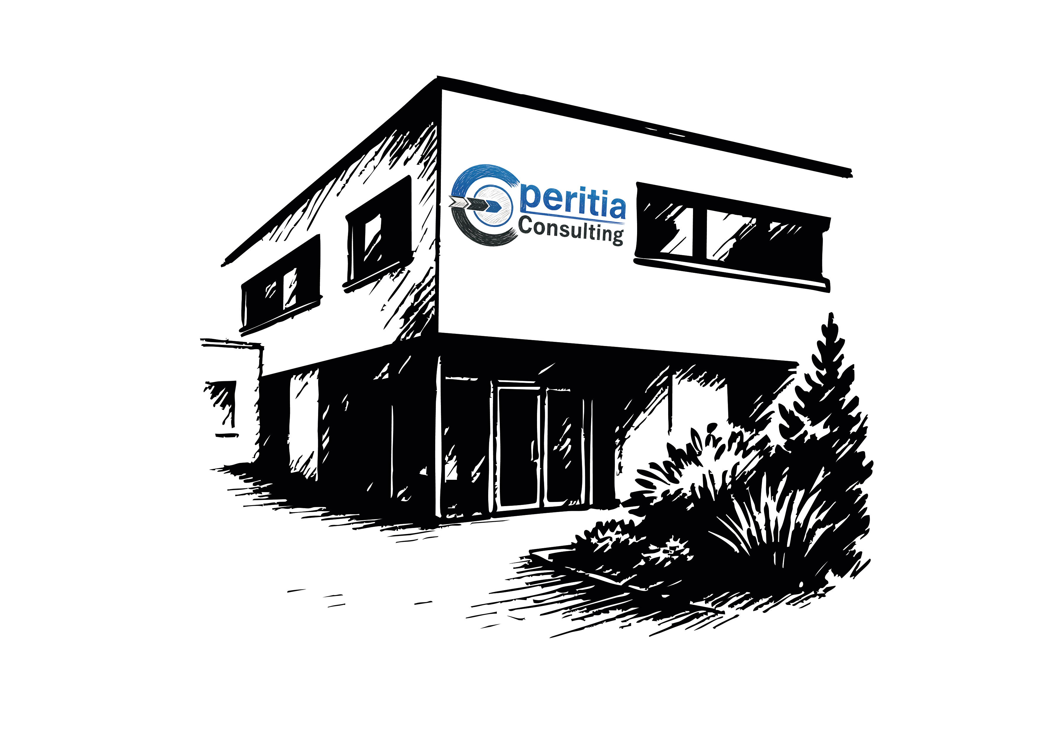 Skizze Gebäude der peritia